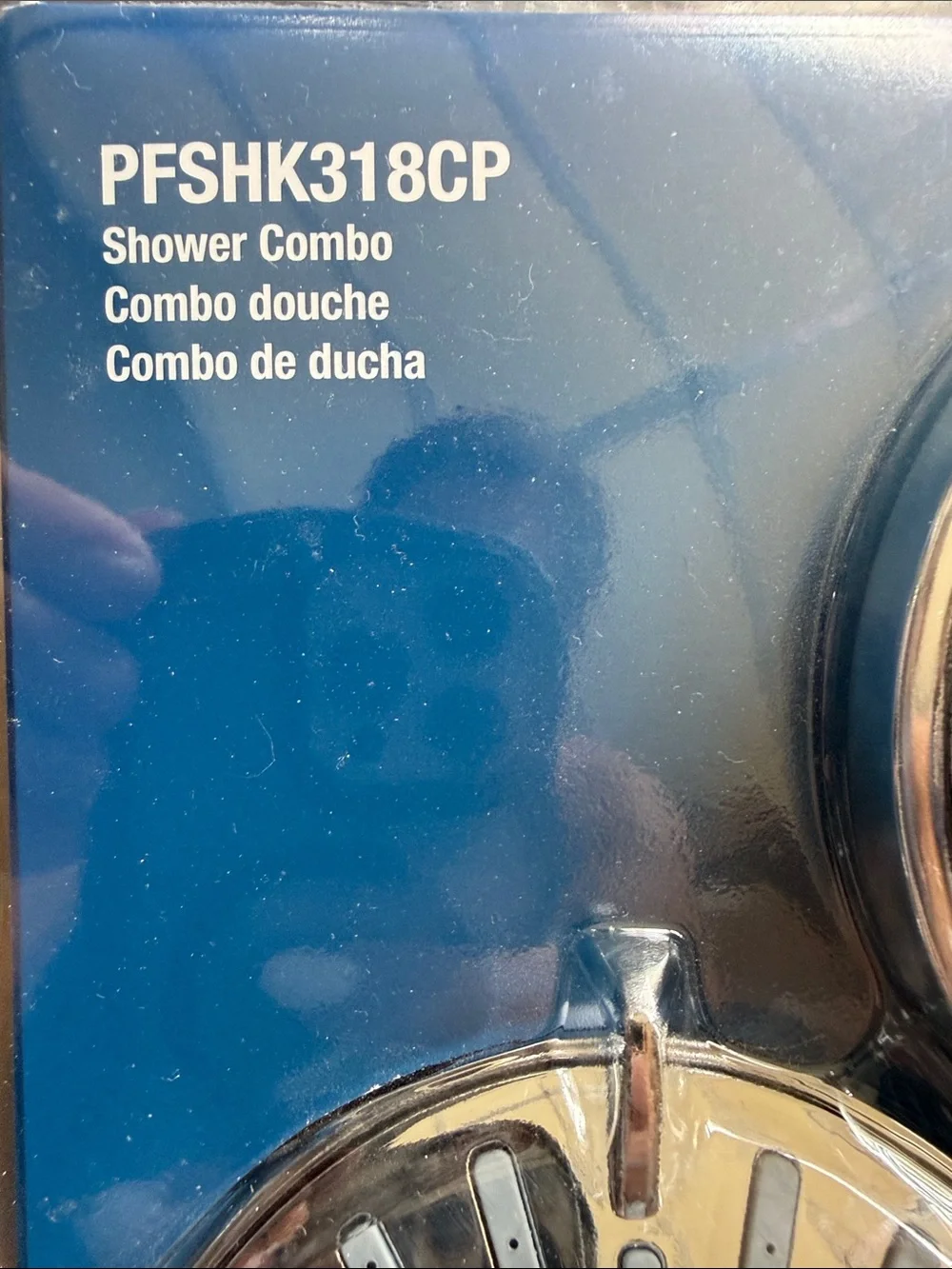 NWT NEVER OPENED Chrome 2-Piece Shower Combo with Handheld proflow chrome
